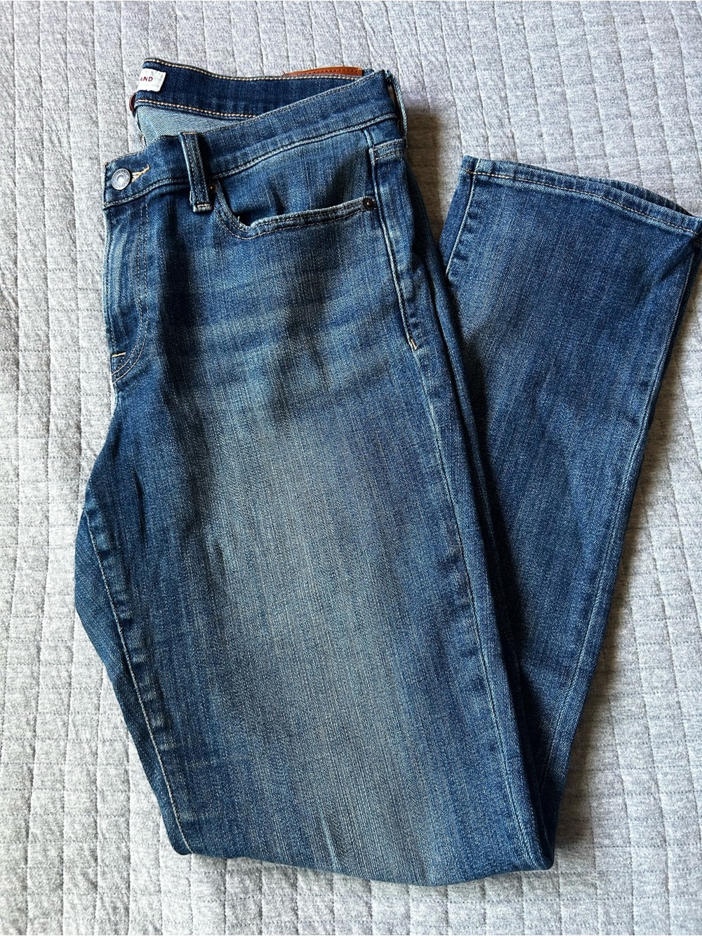 Lucky Brand Women's Straight Leg Jeans in Medium Blue Wash